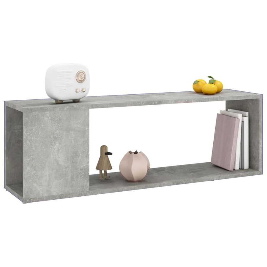 Tv-Meubel 00X24X32 Cm Spaanplaat Betongrijs