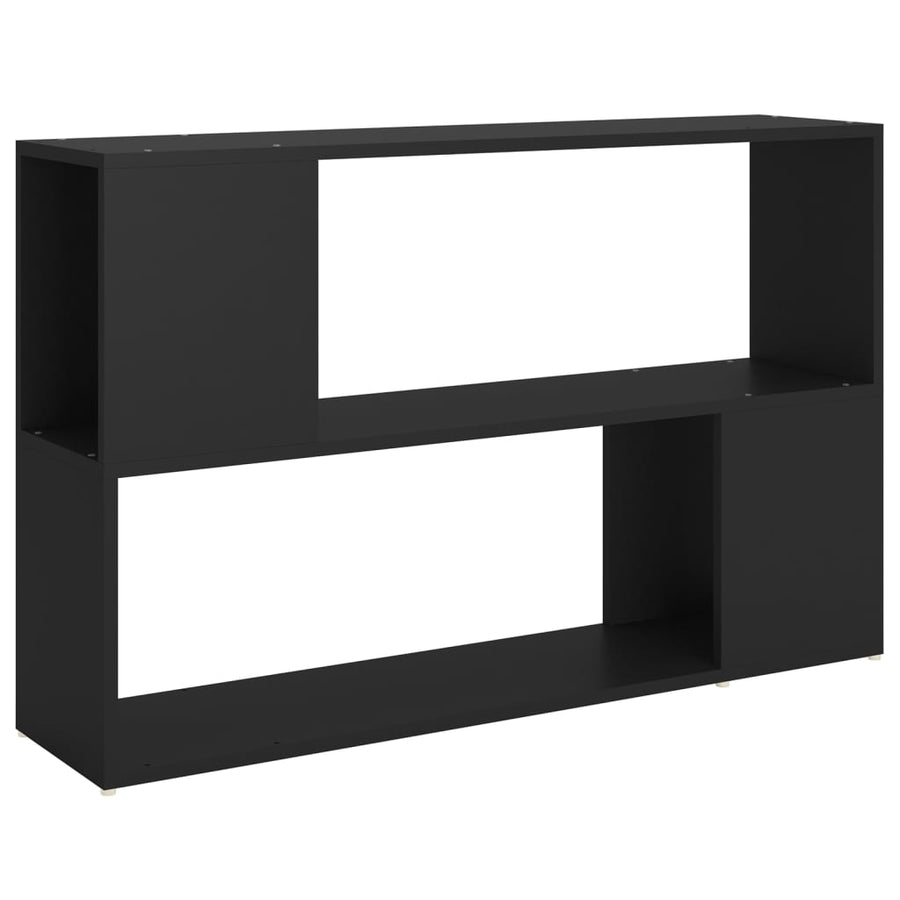 Boekenkast 00X24X63 Cm Spaanplaat Zwart