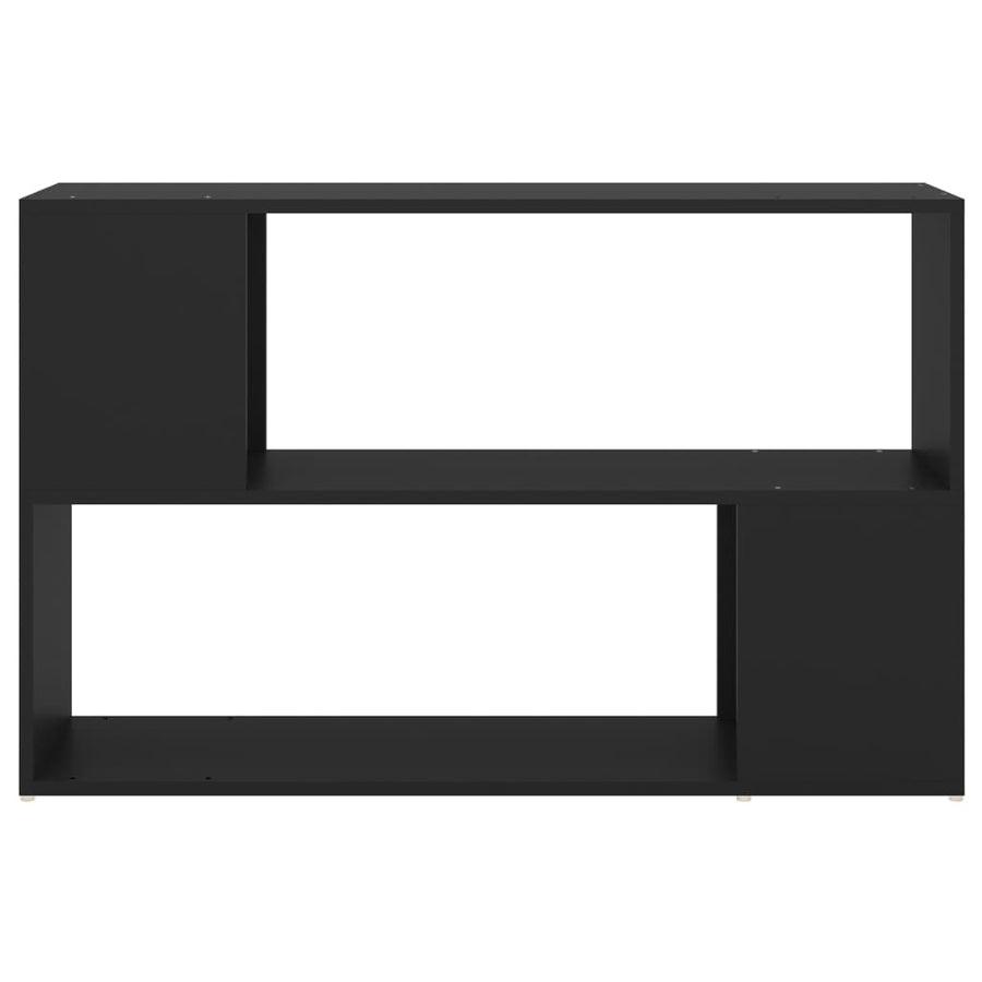 Boekenkast 00X24X63 Cm Spaanplaat Zwart
