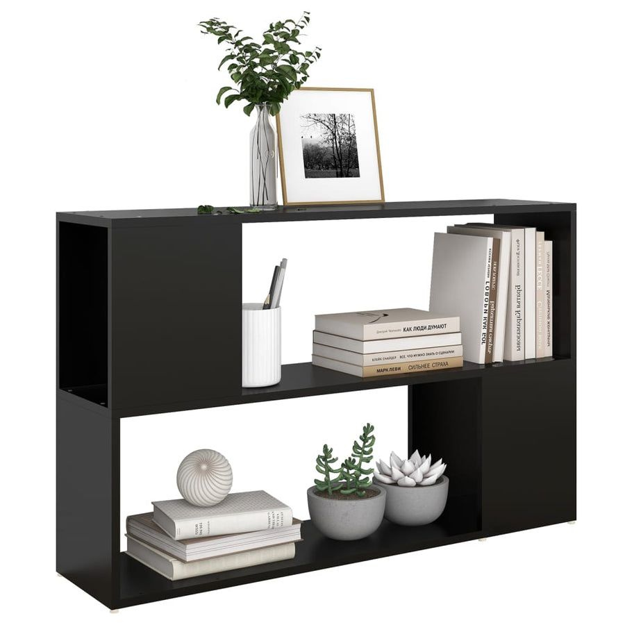 Boekenkast 00X24X63 Cm Spaanplaat Zwart