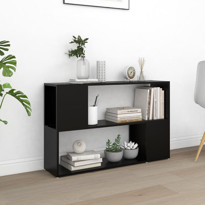 Boekenkast 00X24X63 Cm Spaanplaat Zwart