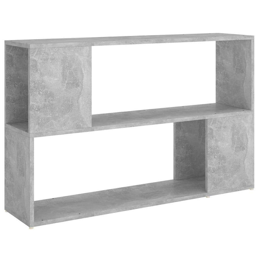 Boekenkast 00X24X63 Cm Spaanplaat Betongrijs