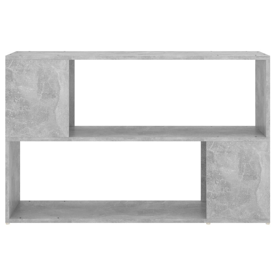Boekenkast 00X24X63 Cm Spaanplaat Betongrijs
