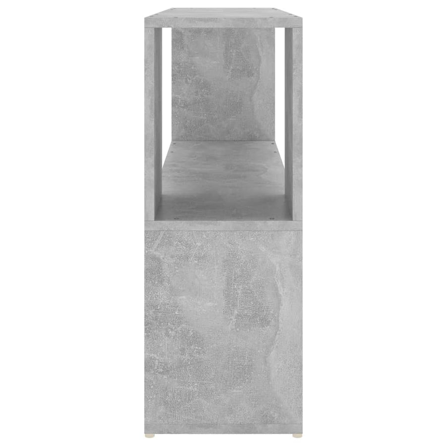 Boekenkast 00X24X63 Cm Spaanplaat Betongrijs