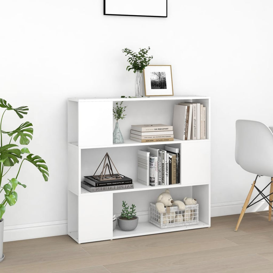 Boekenkast/Kamerscherm 00X24X94 Cm Wit