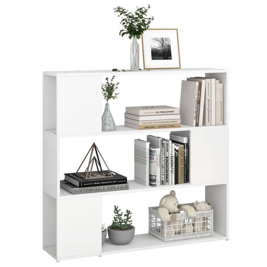 Boekenkast/Kamerscherm 00X24X94 Cm Wit