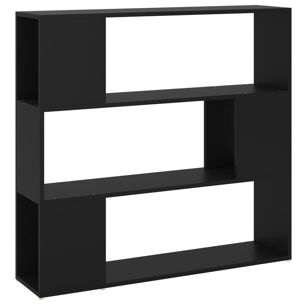 Boekenkast/Kamerscherm 00X24X94 Cm Zwart