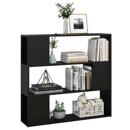 Boekenkast/Kamerscherm 00X24X94 Cm Zwart