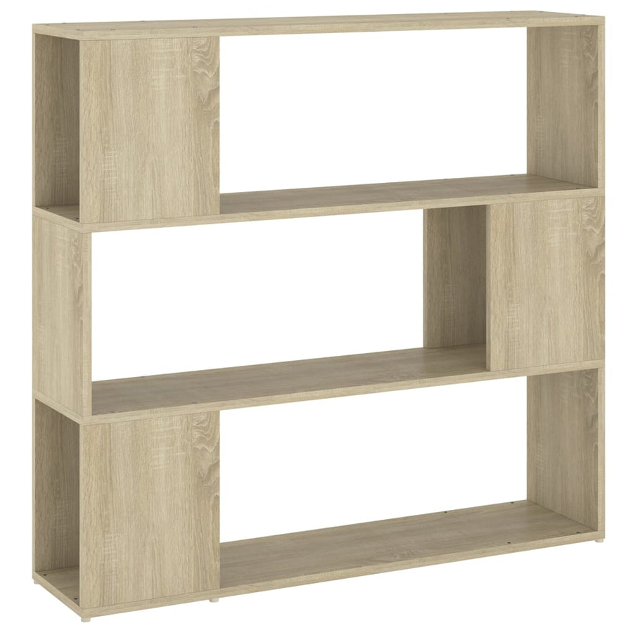 Boekenkast/Kamerscherm 00X24X94 Cm Kleurig Sonoma eiken