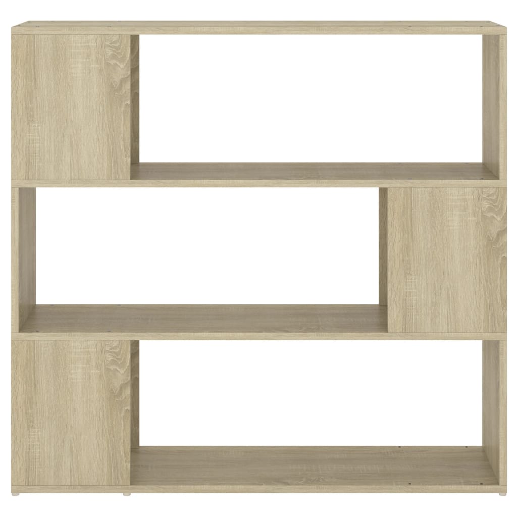 Boekenkast/Kamerscherm 00X24X94 Cm Kleurig Sonoma eiken