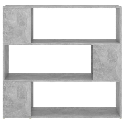 Boekenkast/kamerscherm 100x24x94 cm betongrijs