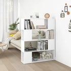 Bookshelf/Room Divider 100x24x124 cm white