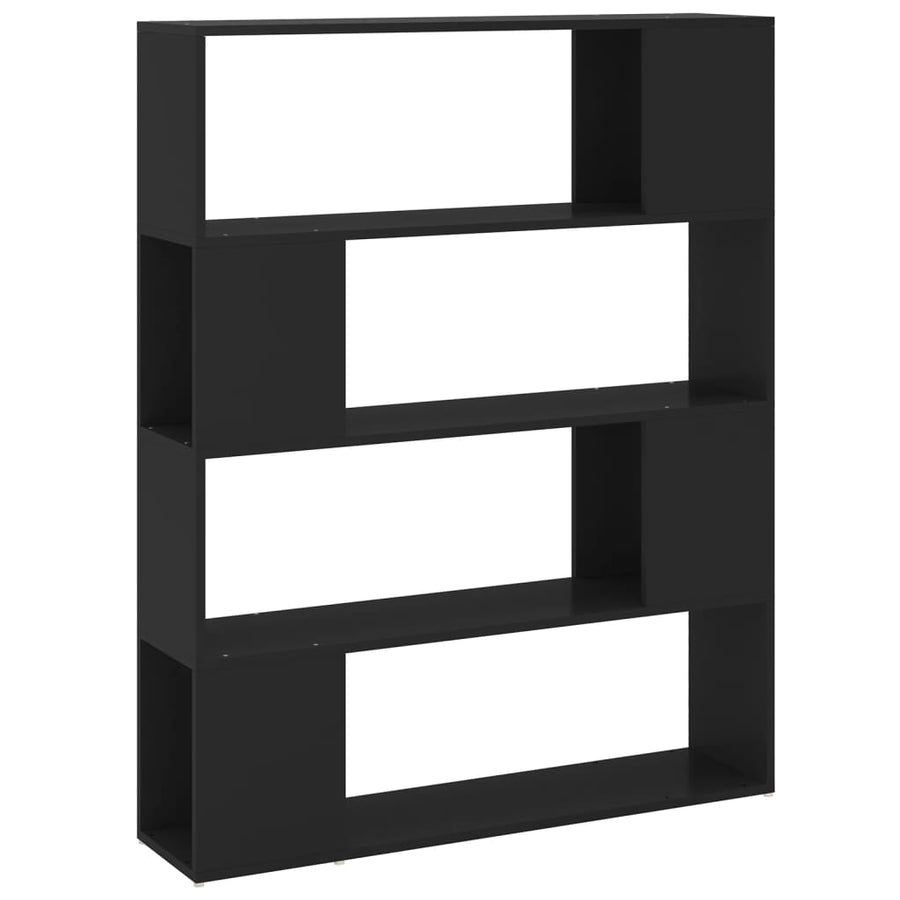 Boekenkast/Kamerscherm 00X24X24 Cm Zwart
