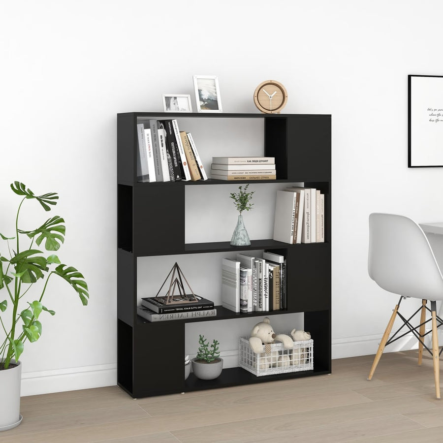 Boekenkast/Kamerscherm 00X24X24 Cm Zwart