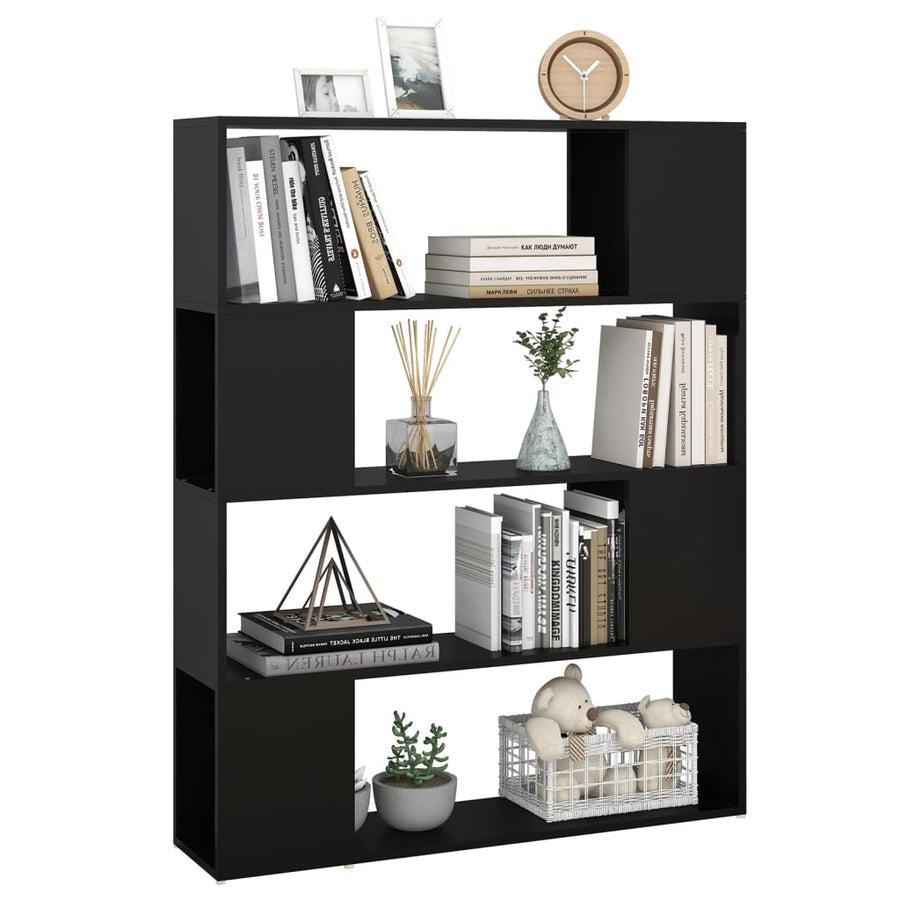 Boekenkast/Kamerscherm 00X24X24 Cm Zwart