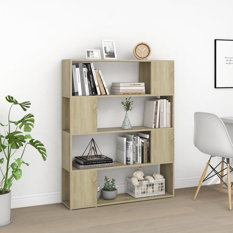 Boekenkast/Kamerscherm 00X24X24 Cm Kleurig Sonoma eiken