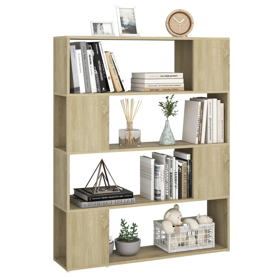 Boekenkast/Kamerscherm 00X24X24 Cm Kleurig Sonoma eiken
