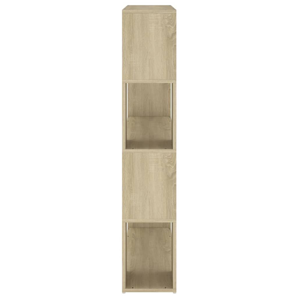 Boekenkast/Kamerscherm 00X24X24 Cm Kleurig Sonoma eiken