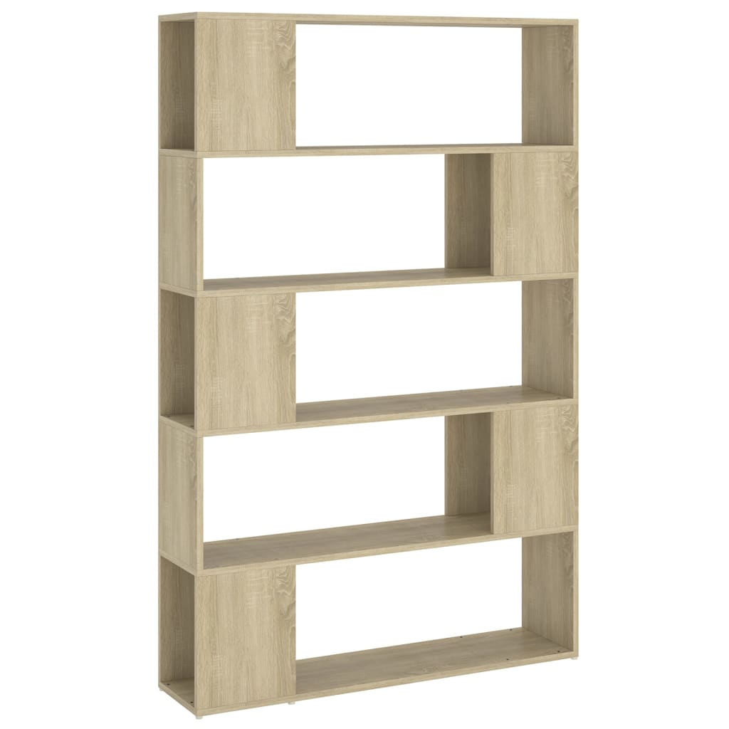 Boekenkast/Kamerscherm 00X24X55 Cm Spaanplaat Sonoma eiken