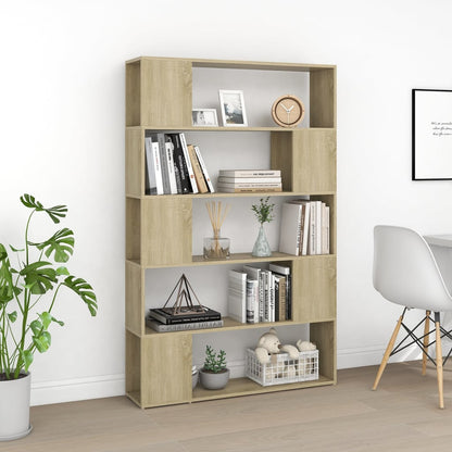 Boekenkast/Kamerscherm 00X24X55 Cm Spaanplaat Sonoma eiken