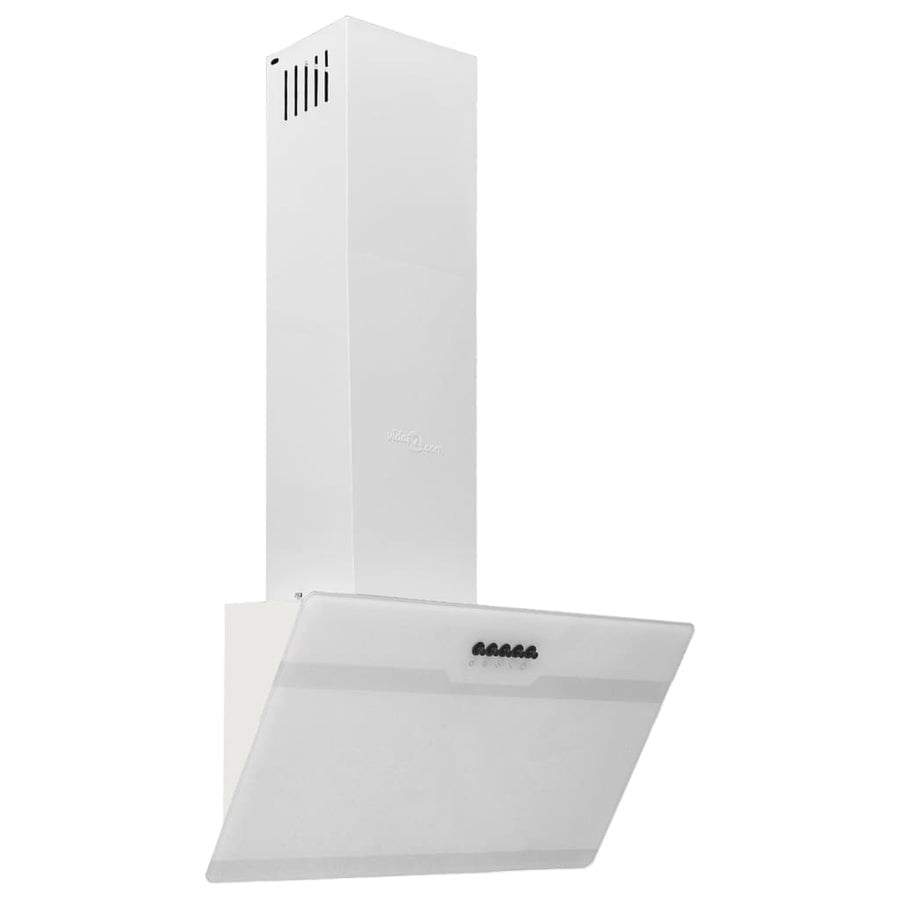 Wandafzuigkap 60 Cm Staal En Gehard Glas 60 x 33 x 93.5 cm Wit