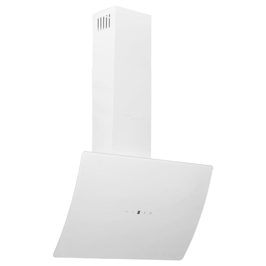 Wandafzuigkap 60 Cm Staal En Gehard Glas 60 x 31 x 108 cm Wit