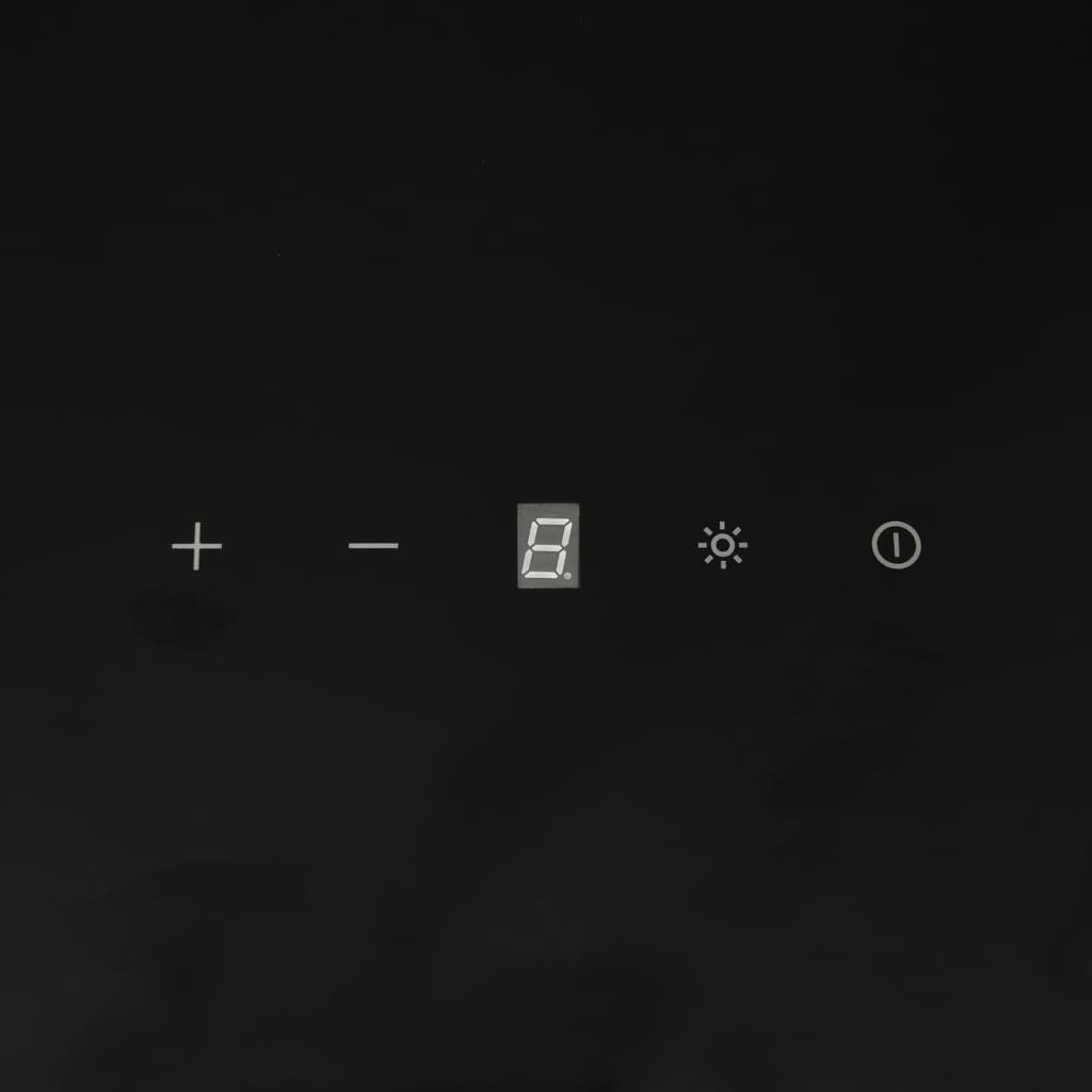 Wandafzuigkap 90 Cm Staal En Gehard Glas 90 x 31 x 108 cm Zwart