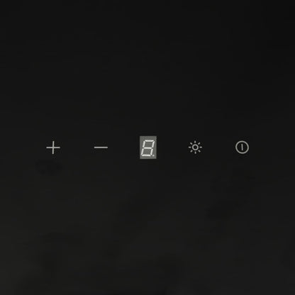 Wandafzuigkap 90 Cm Staal En Gehard Glas 90 x 31 x 108 cm Zwart