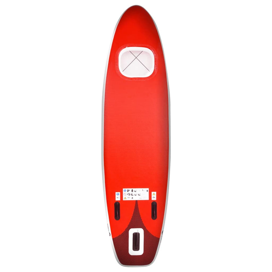Stand Up Paddleboardset Opblaasbaar 300 x 76 x 10 cm Rood