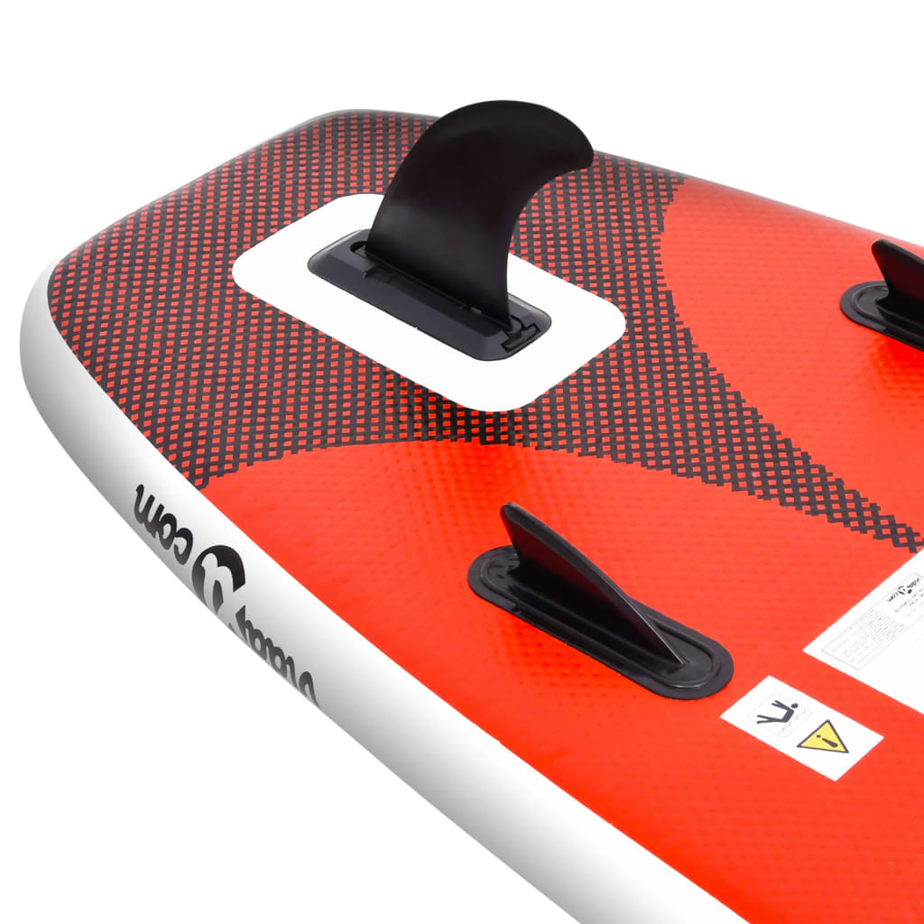 Stand Up Paddleboardset Opblaasbaar 300 x 76 x 10 cm Rood