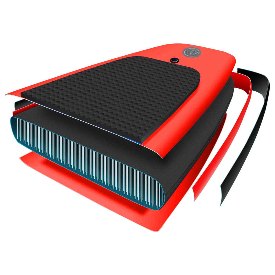 Stand Up Paddleboardset Opblaasbaar 300 x 76 x 10 cm Rood