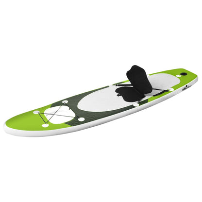 Stand Up Paddleboardset Opblaasbaar 300 x 76 x 10 cm Groen
