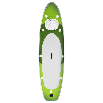 Stand Up Paddleboardset Opblaasbaar 300 x 76 x 10 cm Groen
