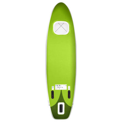 Stand Up Paddleboardset Opblaasbaar 300 x 76 x 10 cm Groen