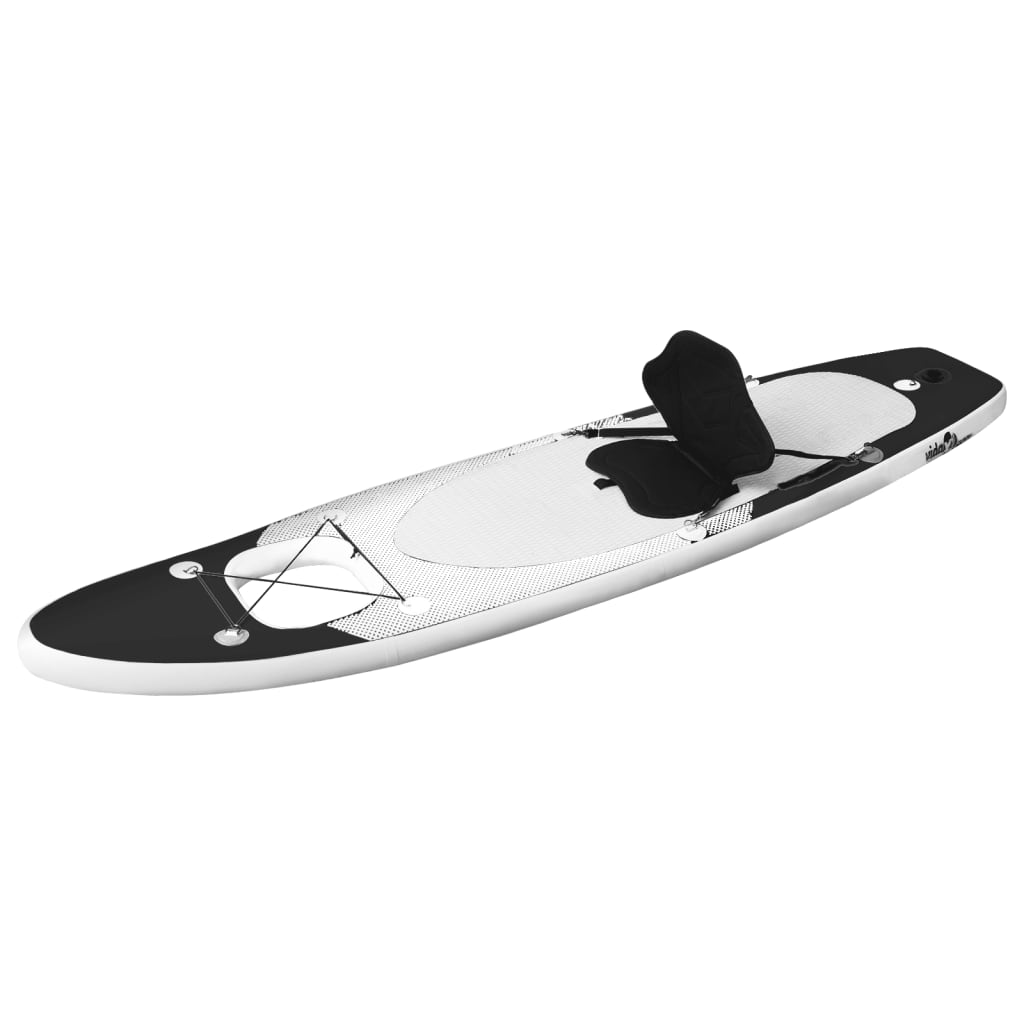 Stand Up Paddleboardset Opblaasbaar 300 x 76 x 10 cm Zwart