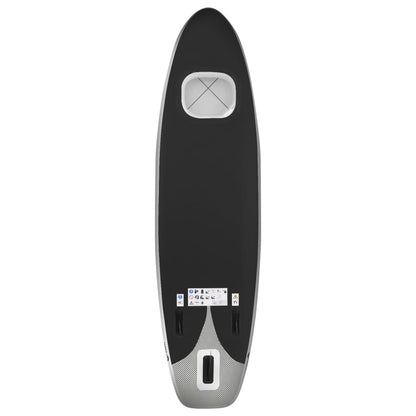 Stand Up Paddleboardset Opblaasbaar 300 x 76 x 10 cm Zwart