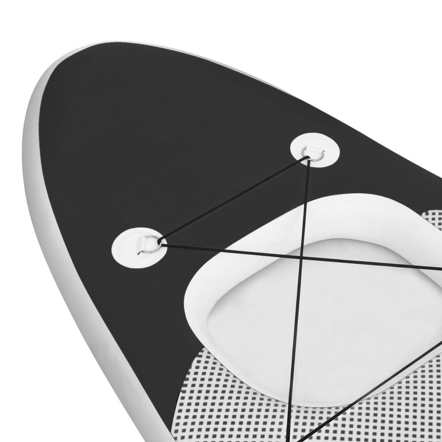 Stand Up Paddleboardset Opblaasbaar 300 x 76 x 10 cm Zwart