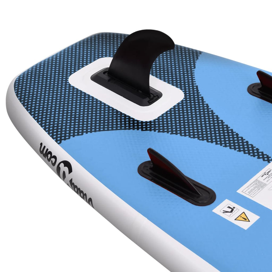Stand Up Paddleboardset Opblaasbaar 330 x 76 x 10 cm Zeeblauw