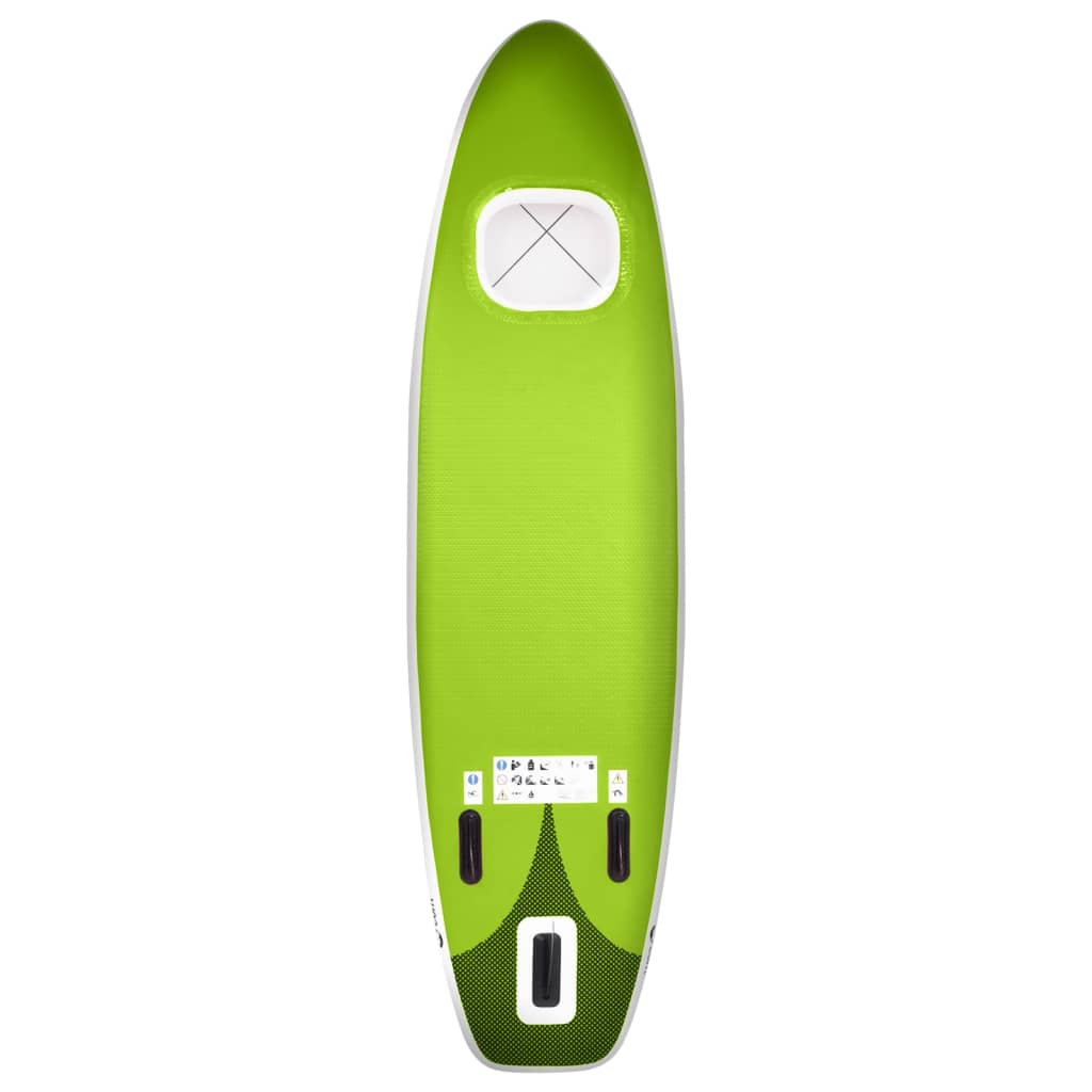 Stand Up Paddleboardset Opblaasbaar 330 x 76 x 10 cm Groen