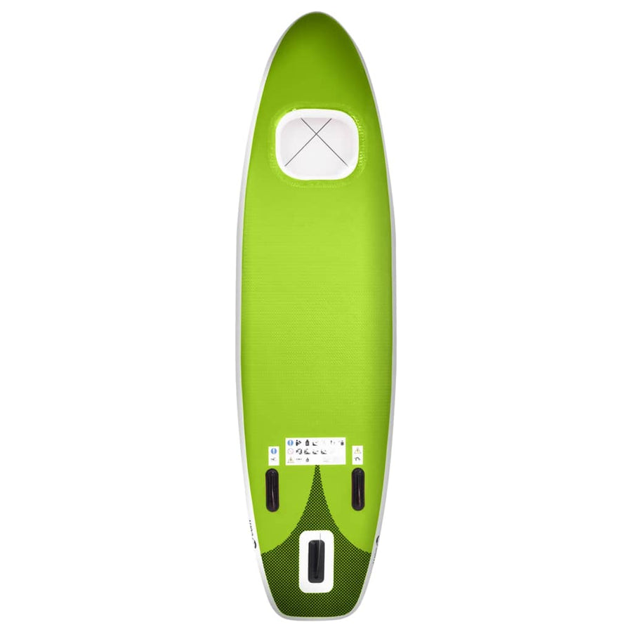 Stand Up Paddleboardset Opblaasbaar 330 x 76 x 10 cm Groen