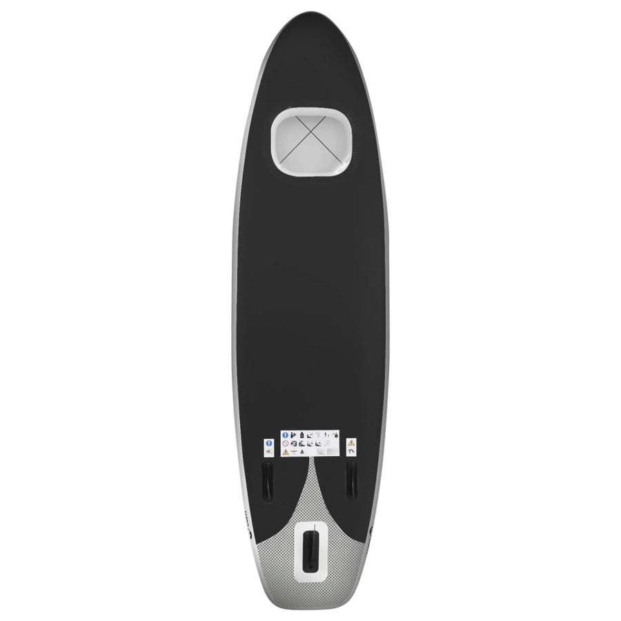 Stand Up Paddleboardset Opblaasbaar 330 x 76 x 10 cm Zwart