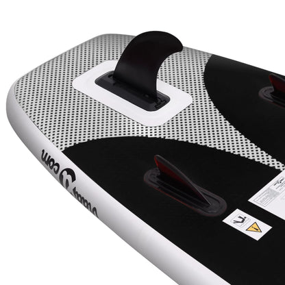 Stand Up Paddleboardset Opblaasbaar 330 x 76 x 10 cm Zwart