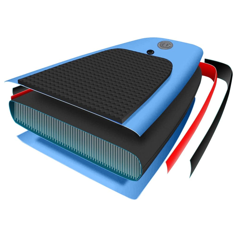 Stand Up Paddleboardset Opblaasbaar 360 x 81 x 10 cm Zeeblauw