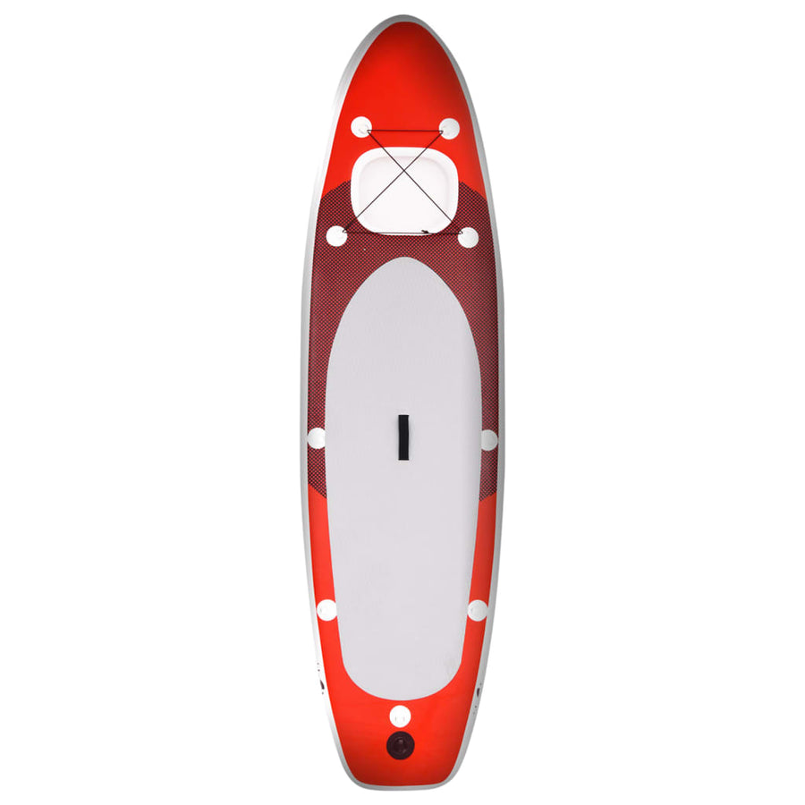 Stand Up Paddleboardset Opblaasbaar 360 x 81 x 10 cm Rood