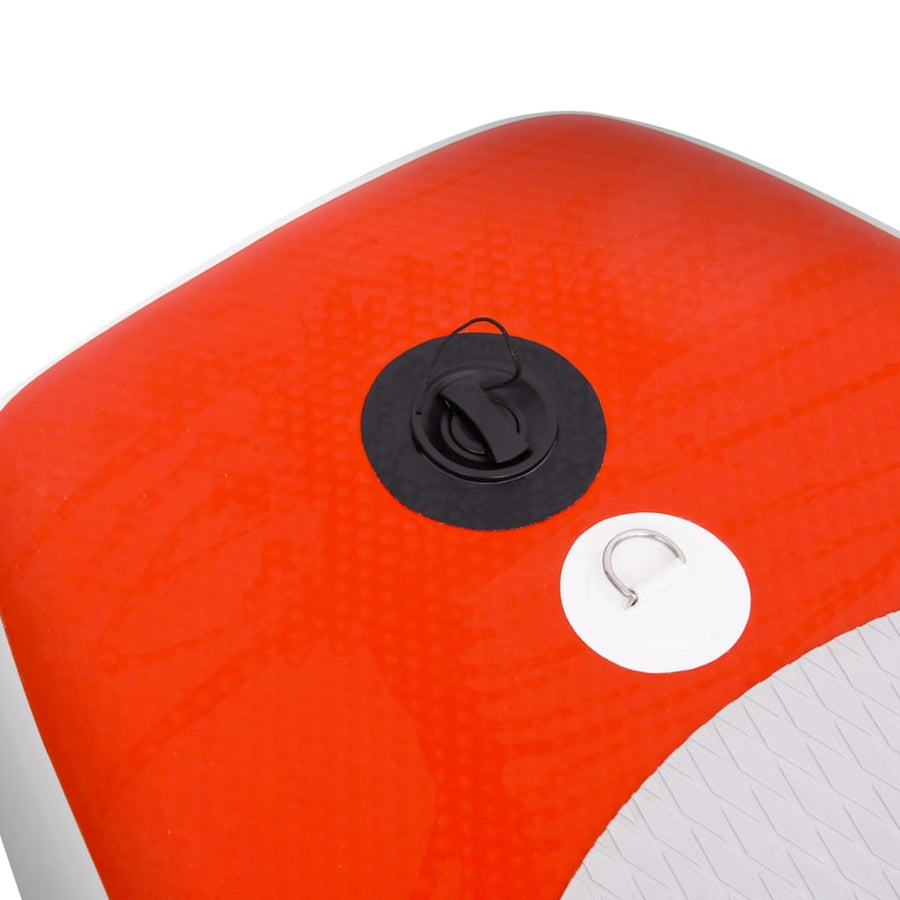Stand Up Paddleboardset Opblaasbaar 360 x 81 x 10 cm Rood