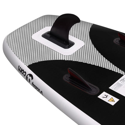 Stand Up Paddleboardset Opblaasbaar 360 x 81 x 10 cm Zwart