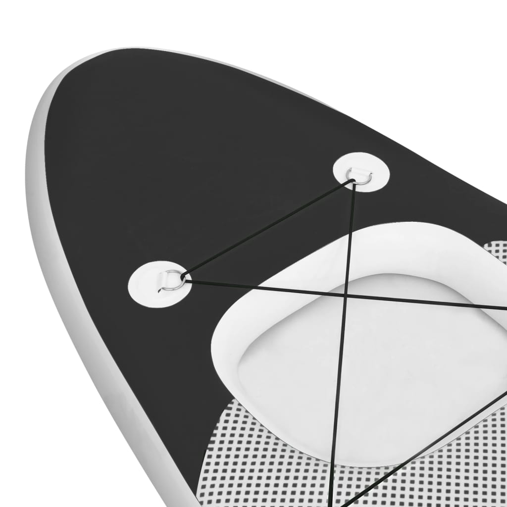 Stand Up Paddleboardset Opblaasbaar 360 x 81 x 10 cm Zwart