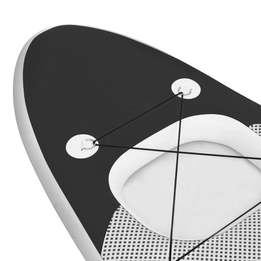 Stand Up Paddleboardset Opblaasbaar 360 x 81 x 10 cm Zwart