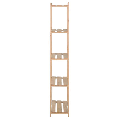 Opbergrek 5-Laags 80X28,5X70 Cm Massief Grenenhout 80 x 28.5 x 170 cm Naturel