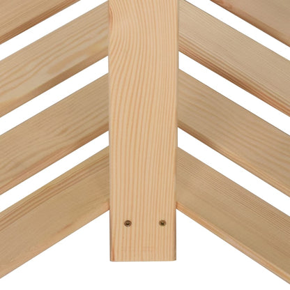 Hoekopbergrek 5-Laags 82,5X82,5X170 Cm Massief Grenenhout